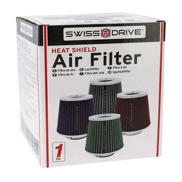 FILTRE A AIR UNIVERSELLE AVEC 4 BAGUES "STREAM AIR" - AIRSTGR - RACESPORT