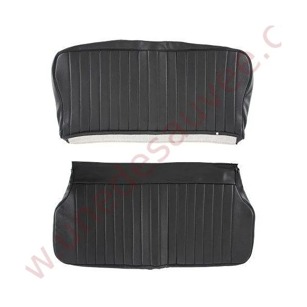 GARNITURES DE SIÈGES SKAÏ NOIR RENAULT 4 4L HABILLAGE – COIFFE – SELLERIE COMPLETE AV 1980