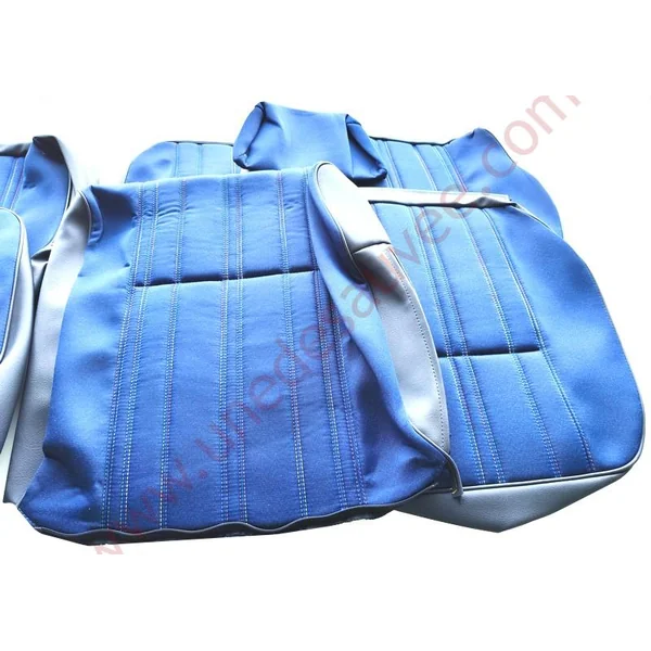GARNITURES DE SIÈGES TOUS TISSU JEANS PEUGEOT 205 CJ CABRIOLET HABILLAGE – COIFFES – SELLERIE COMPLETE