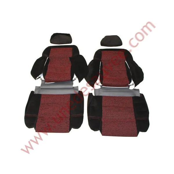 GARNITURES DE SIÈGES TOUS TISSU QUARTET ROUGE PEUGEOT 205 GTI 1.6 HABILLAGE – COIFFES – SELLERIE COMPLETE