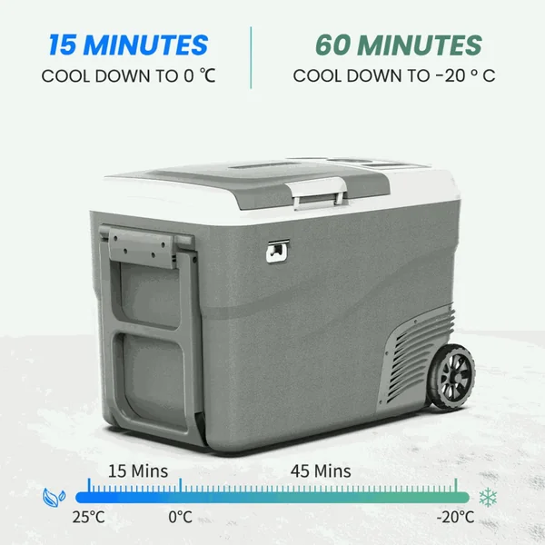 Glacière Frigo Portable 12V pour voiture, van et camping