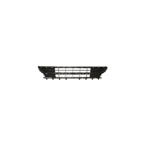 Grille calandre centrale inférieure pour VOLKSWAGEN POLO VI phase 1 2017-2021, noire, moulure chromée, Neuve
