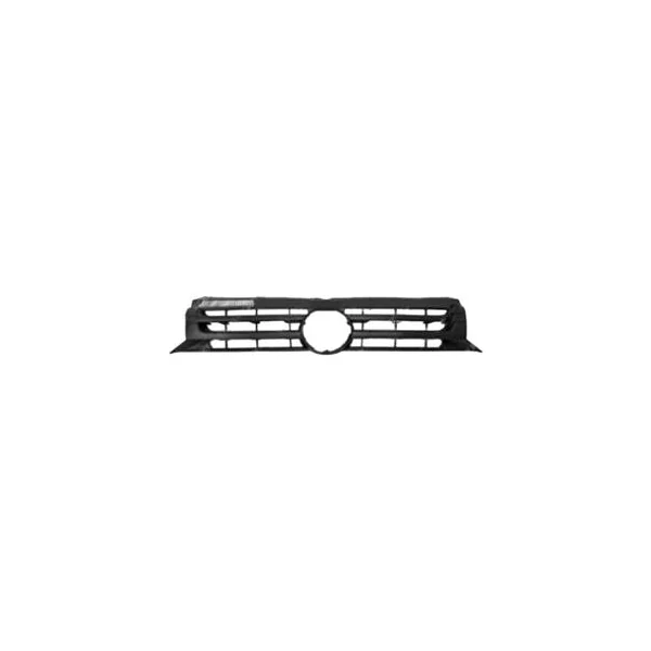 Grille de calandre supérieure pour VOLKSWAGEN TRANSPORTER T5, 2009-2015, noire, sans logo, Neuve