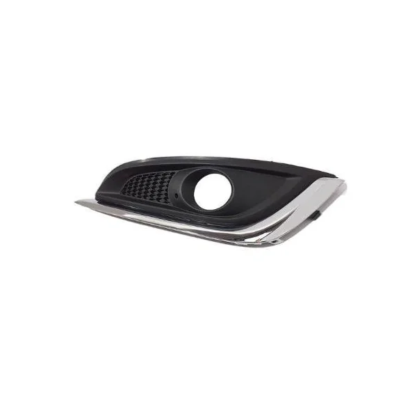 Grille gauche de Pare-chocs avant pour OPEL INSIGNIA I phase 2 2013-2016, noire, siège antibrouillard, moulure chromée, Neuve