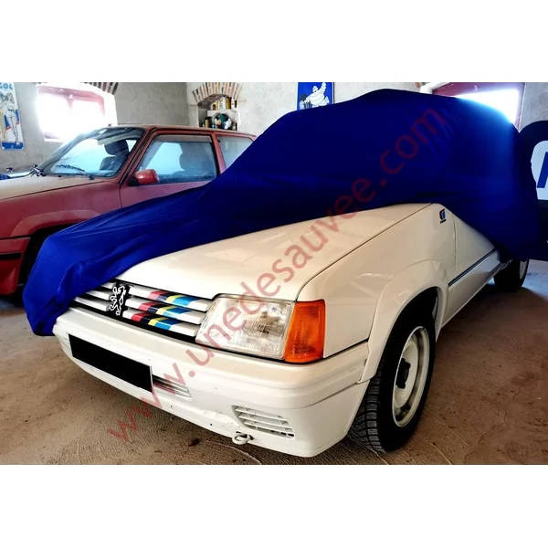 HOUSSE PROTECTION BLEU TISSU JERSEY INTÉRIEUR RENAULT SUPER 5 GT TURBO - ALPINE TURBO
