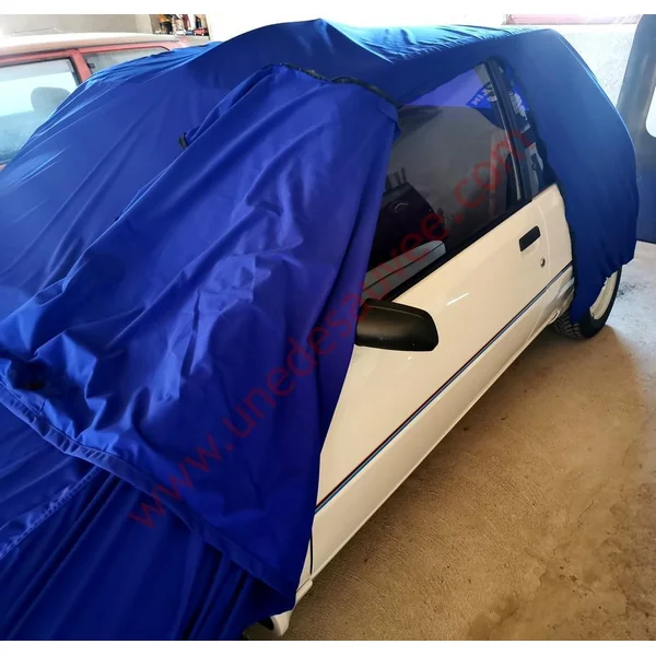 HOUSSE PROTECTION BLEU TISSU JERSEY INTÉRIEUR RENAULT SUPER 5 GT TURBO - ALPINE TURBO