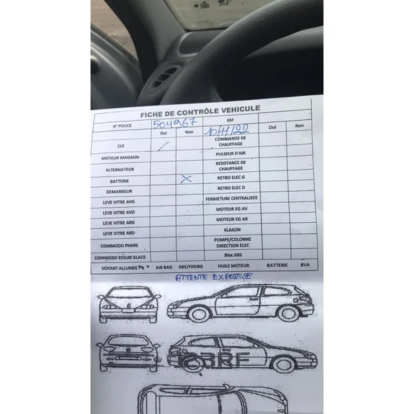 Injecteurs RENAULT MEGANE 1