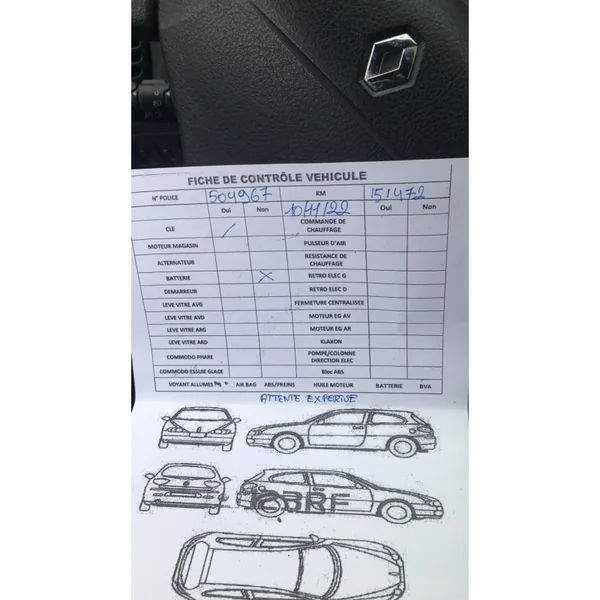 Injecteurs RENAULT MEGANE 1