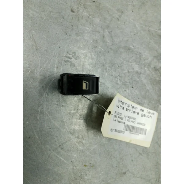 Interrupteur de leve vitre arriere gauche PEUGEOT 206