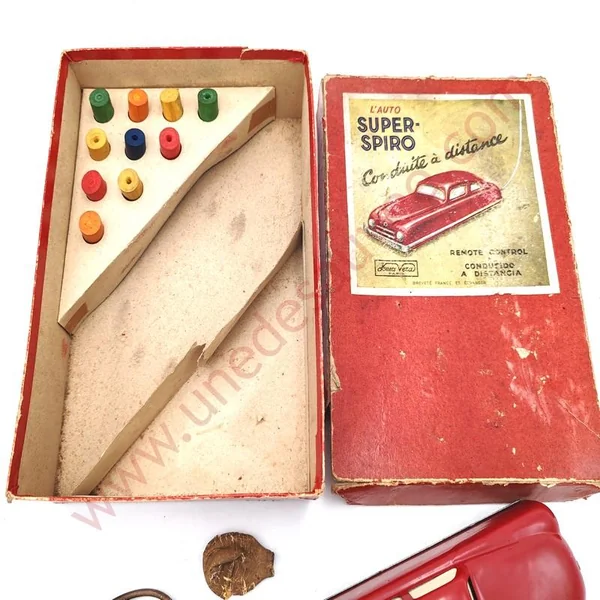 JOUET ANCIEN VERA L'AUTO SUPER SPIRO VOITURE MINIATURE