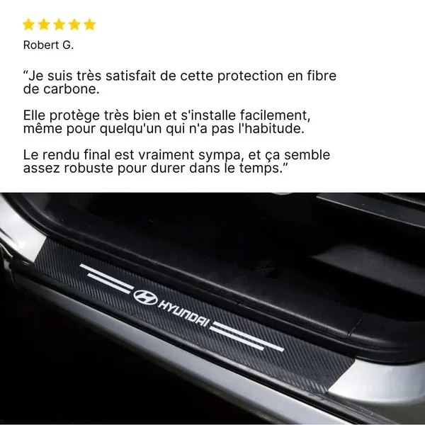 Kit de protection seuil de porte universel Hyundai