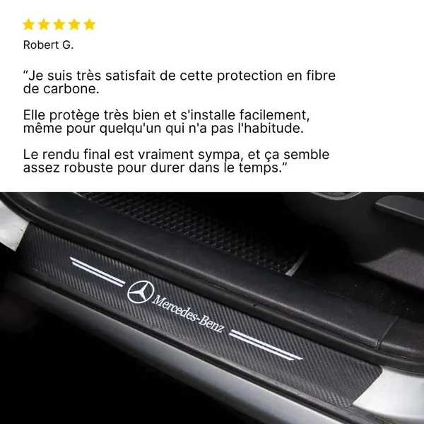 Kit de protection seuil de porte universel Mercedes