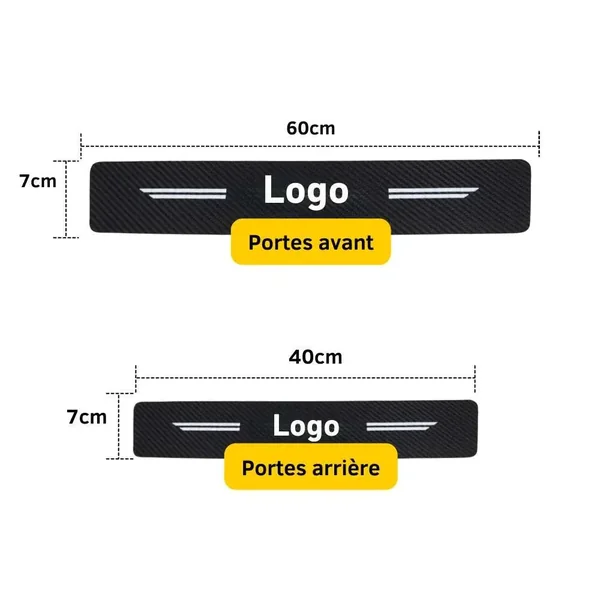 Kit de protection seuil de porte universel Mercedes
