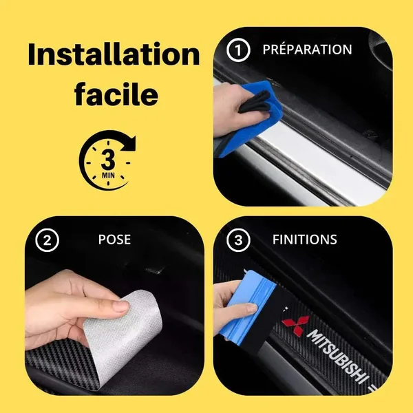Kit de protection seuil de porte universel Mitsubishi