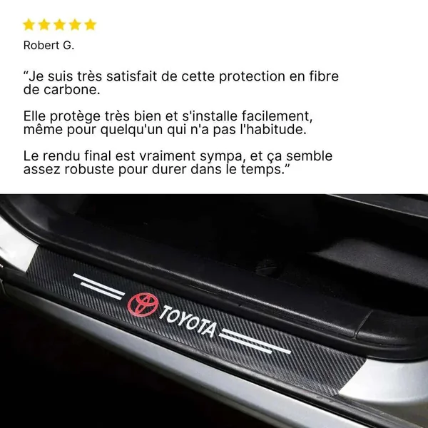 Kit de protection seuil de porte universel Toyota