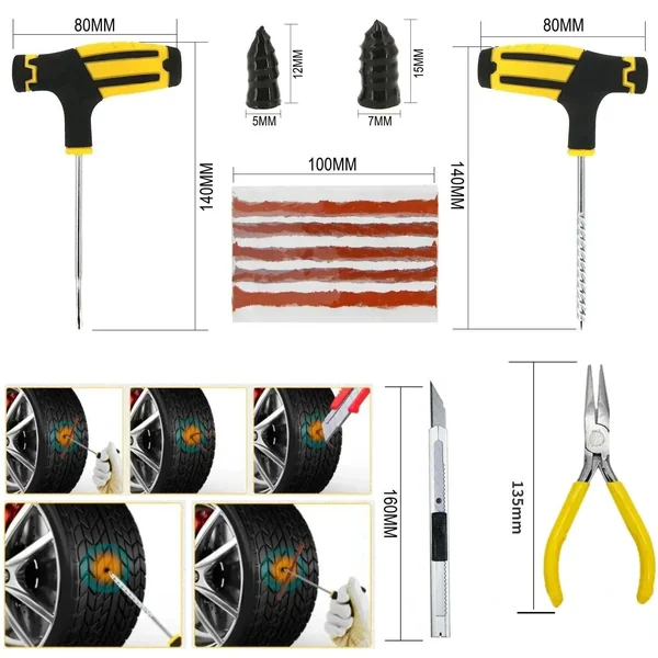 Kit de réparation d'urgence pour pneus de voiture