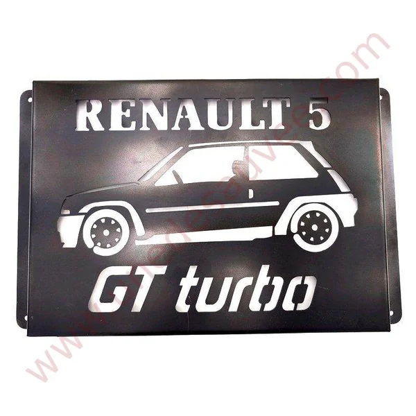 LAMPE AMBIANCE SUPPORT ACIER DECOPE LASER RENAULT SUPER 5 GT TURBO
