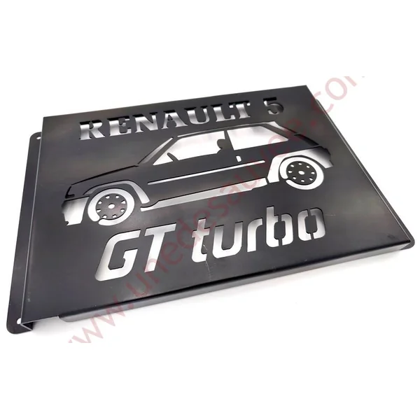 LAMPE AMBIANCE SUPPORT ACIER DECOPE LASER RENAULT SUPER 5 GT TURBO