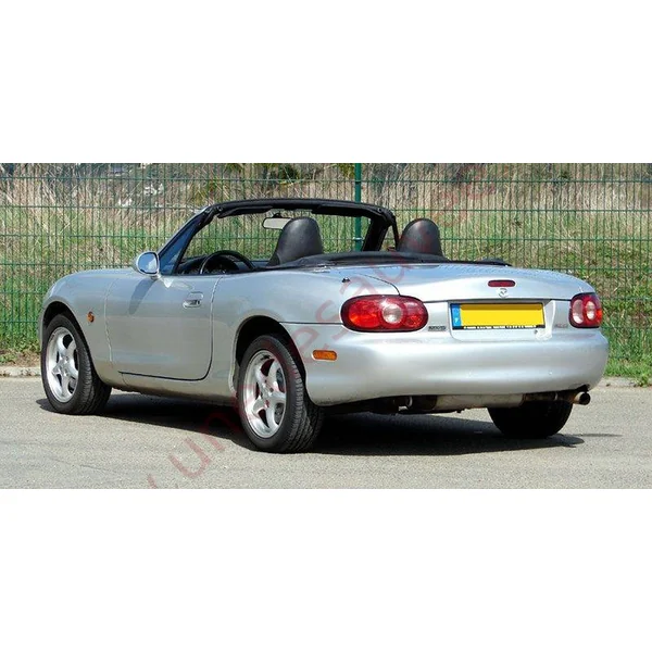 LIGNE D’ÉCHAPPEMENT SPORT INOX SORTIE RONDE 1×100 MM 02MA003-10 POUR MAZDA MX-5 NA 1.6 1.8 16V (1990–1996)