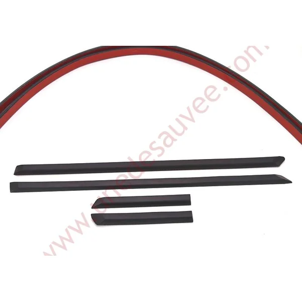 LISERÉS CAOUTCHOUC BAGUETTES TOUR DE CAISSE PEUGEOT 205 ROLAND GARROS XS TURBO D KIT DE 6