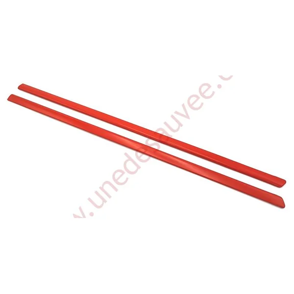 LISERÉS ROUGES BAGUETTES ALUMINIUM TOUR DE CAISSE PEUGEOT 205 GTI CTI KIT DE 8