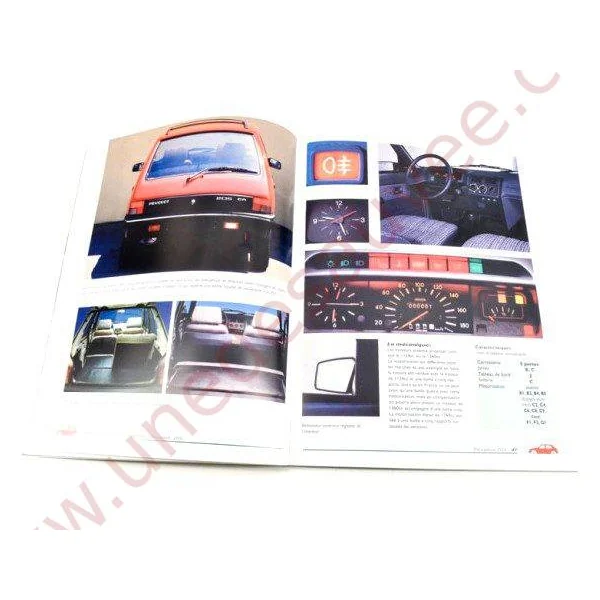LIVRE GUIDE IDENTIFICATION TOME 1 PEUGEOT 205
