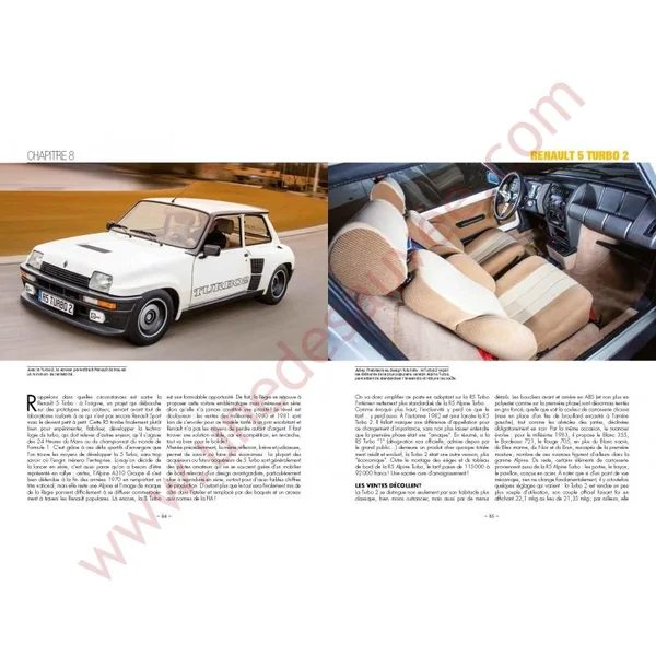 LIVRE LA RENAULT 5 SPORTIVE