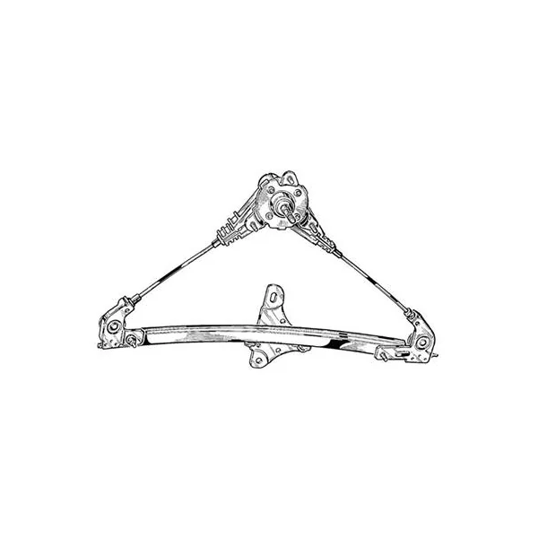 Lève vitre arrière droit pour OPEL AGILA 2000-2008, manuel, Mod. 5 portes, Neuf