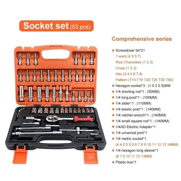 Mallette outils kit réparation de voiture