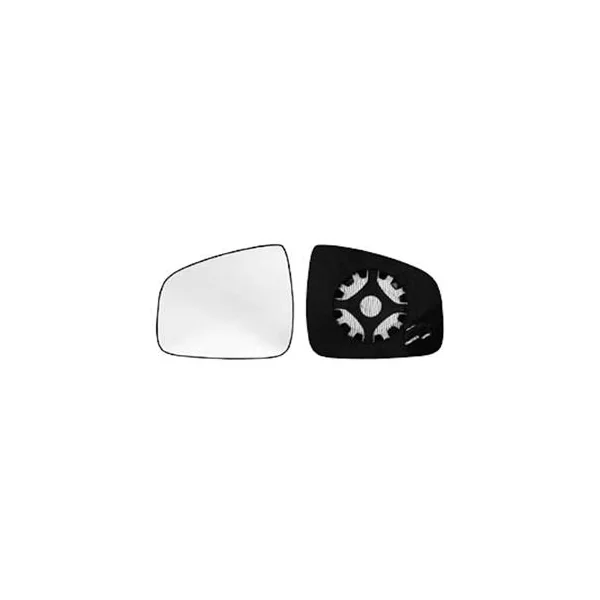 Miroir Glace rétroviseur gauche pour DACIA SANDERO II phase 2, 2016-2020, dégivrant, à clipser, Neuf