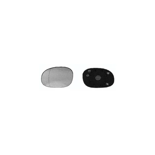 Miroir Glace rétroviseur gauche pour PEUGEOT 1007, 2005-2010, dégivrant, asphérique, Neuf