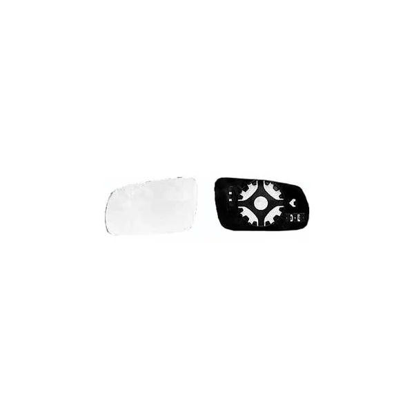 Miroir Glace rétroviseur gauche pour SEAT LEON I, asphérique, 2002-2005, Neuf