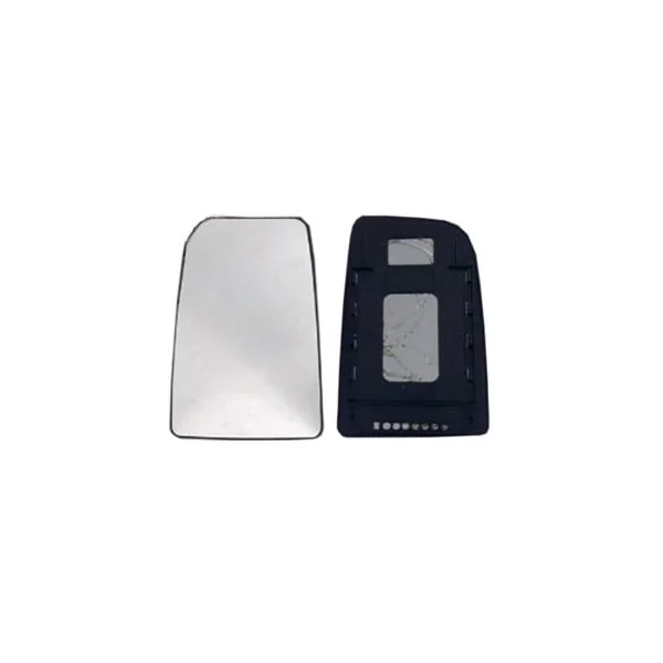 Miroir Glace rétroviseur gauche pour VOLKSWAGEN CRAFTER, 2006-2011, verre supérieur, à clipser