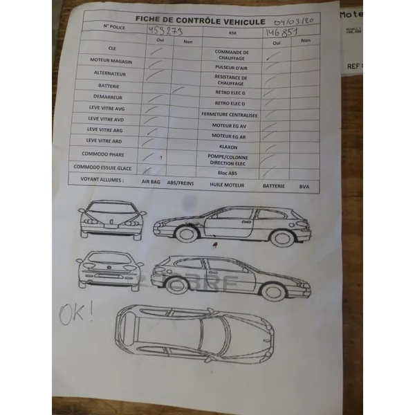 Moteur ALFA ROMEO 147