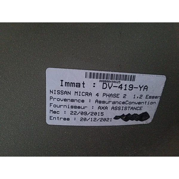 Moteur essuie glace avant NISSAN MICRA 4