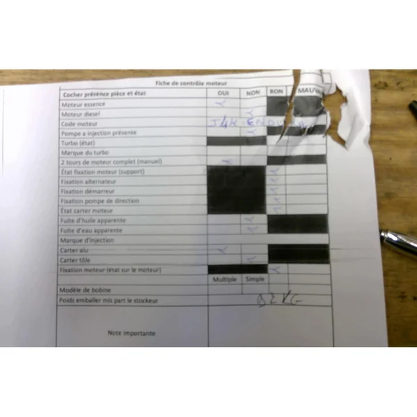 Moteur FORD KA 1