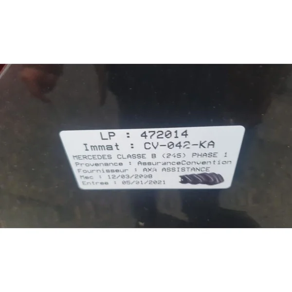 Moteur MERCEDES CLASSE B 245