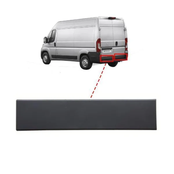 Moulure baguette sur porte arrière gauche pour FIAT DUCATO III phase 2, 2014-2023, 82cm, Noire, Neuve