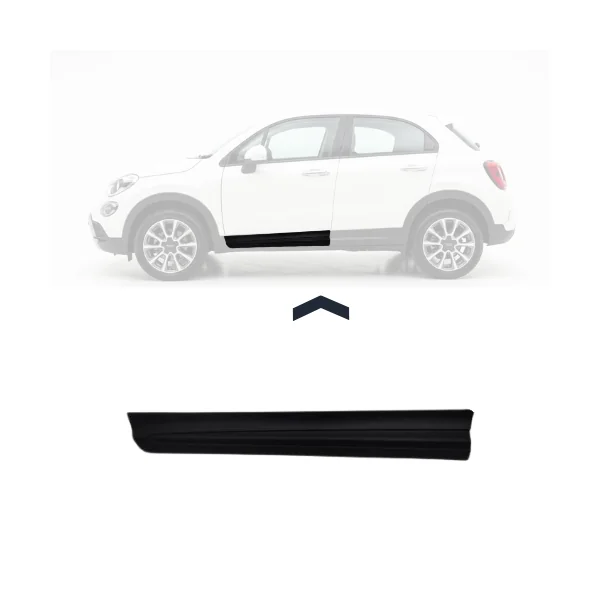 Moulure porte avant gauche pour FIAT 500X 2018-2023, noire, Neuve