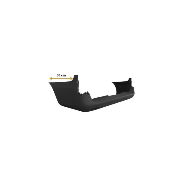 Pare chocs arrière pour MERCEDES VITO III (W447) 2014-2019, châssis long, gris, Neuf