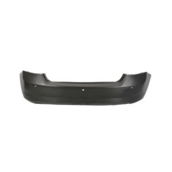 Pare chocs arrière pour SKODA FABIA III phase 1 2015-2018, avec 3 trous PDC, noire lisse, Neuf à peindre