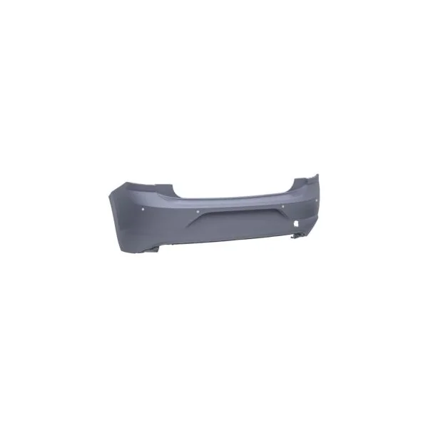 Pare chocs arrière pour VOLKSWAGEN POLO VI phase 1 2017-2021, avec 4 trous radar, Neuf à peindre