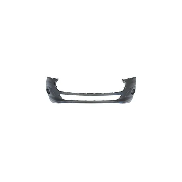 Pare chocs avant pour FORD TRANSIT CONNECT II depuis 2013 >, noir, sans trou antibrouillard