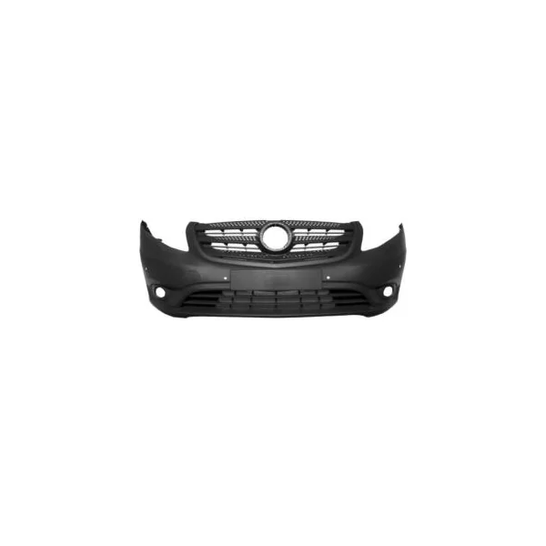 Pare chocs avant pour MERCEDES VITO III (W447) 2014-2019, 6 trous radar et feux antibrouillard, gris, Neuf