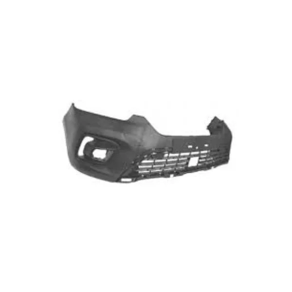 Pare chocs avant pour RENAULT KANGOO III phase 1 depuis 2021, noir gaufré, avec trou feu antibrouillard, Mod. VAN, Neuf