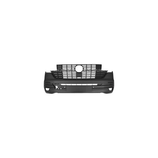 Pare chocs avant pour VOLKSWAGEN TRANSPORTER T6.1 phase 2, depuis 2019, park assist, noir, Neuf