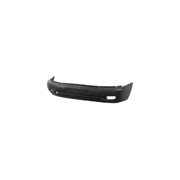 Pare chocs avant supérieur pour VOLKSWAGEN TRANSPORTER T4, 1996-2003, trous antibrouillard, noir, Mod. CARAVELLE, Neuf