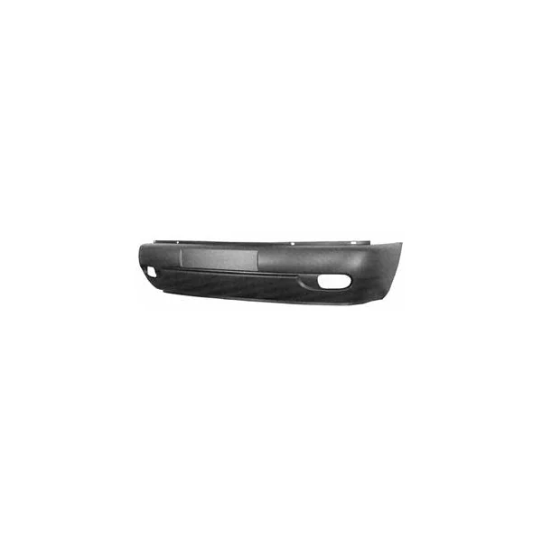 Pare chocs avant supérieur pour VOLKSWAGEN TRANSPORTER T4, 1996-2003, trous antibrouillard, noir, Mod. TRANSPORTER, Neuf