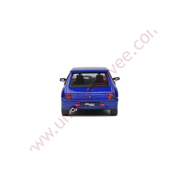 PEUGEOT 205 GTI DIMMA BLEU 1989 1/43 VOITURE MINIATURE SOLIDO