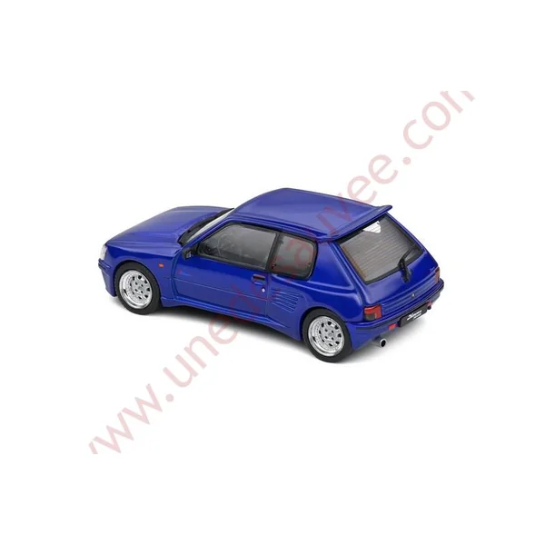 PEUGEOT 205 GTI DIMMA BLEU 1989 1/43 VOITURE MINIATURE SOLIDO